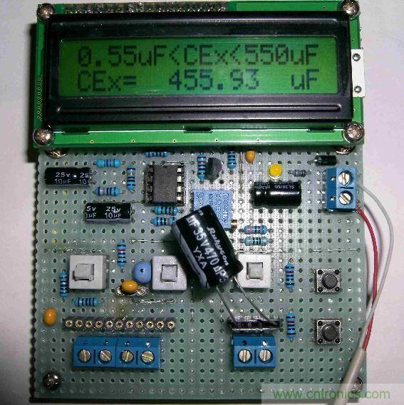 DIY集電容、電感和頻率為一體的測(cè)量?jī)x器