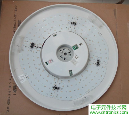高端大氣上檔次!智能遙控調(diào)光LED吸頂燈拆解