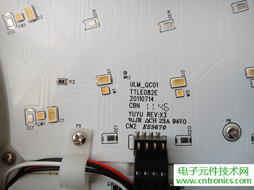 高端大氣上檔次!智能遙控調(diào)光LED吸頂燈拆解