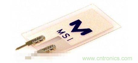 Measurement Specialties 的 MSP1006 壓電晶體。