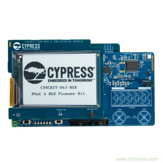 Cypress Semiconductor PSoC 6 BLE Pioneer 套件現已入庫 Digi-Key；客戶預訂訂單陸續發貨中