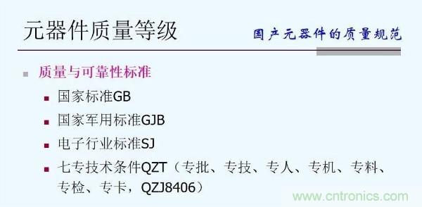 元器件應用可靠性如何保證，都要學習航天經驗嗎？